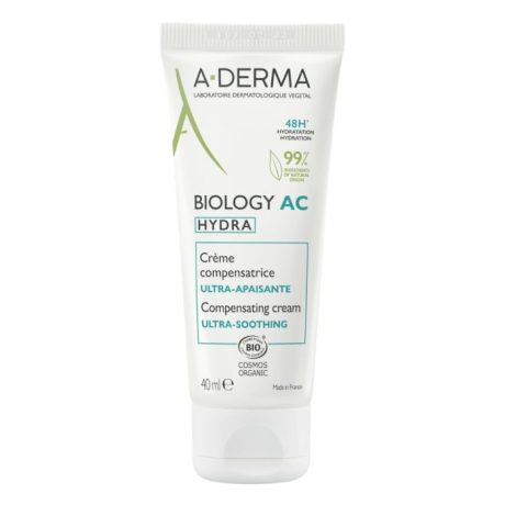 A-DERMA BIOLOGY AC HYDRA CRÈME COMPENSATRICE ULTRA-APAISANTE 40ML